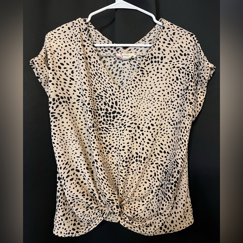 Leopard blouse